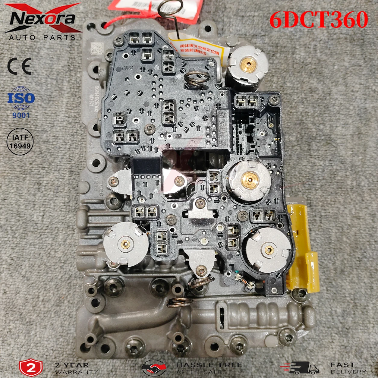 Original 6DCT360 60Speed Wet Dual‑Clutch Valve Body With Solenoids Terminal Block For Ford Focus Kuga Mondeo Zotye T600 MG6 GS