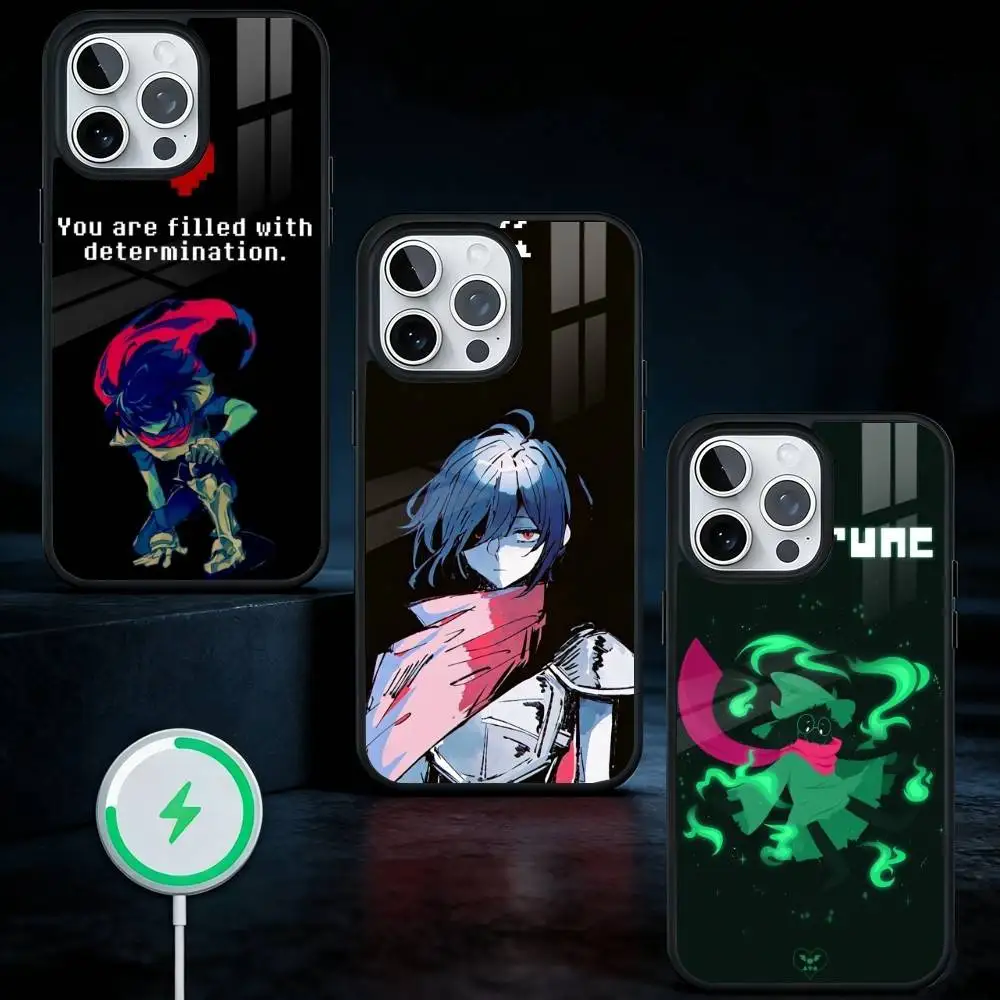 

Game D-Deltarune Kris Phone Case For iPhone17,16,15,14,13 Plus,Pro Max Magnetic For Magsafe Wireless Charging