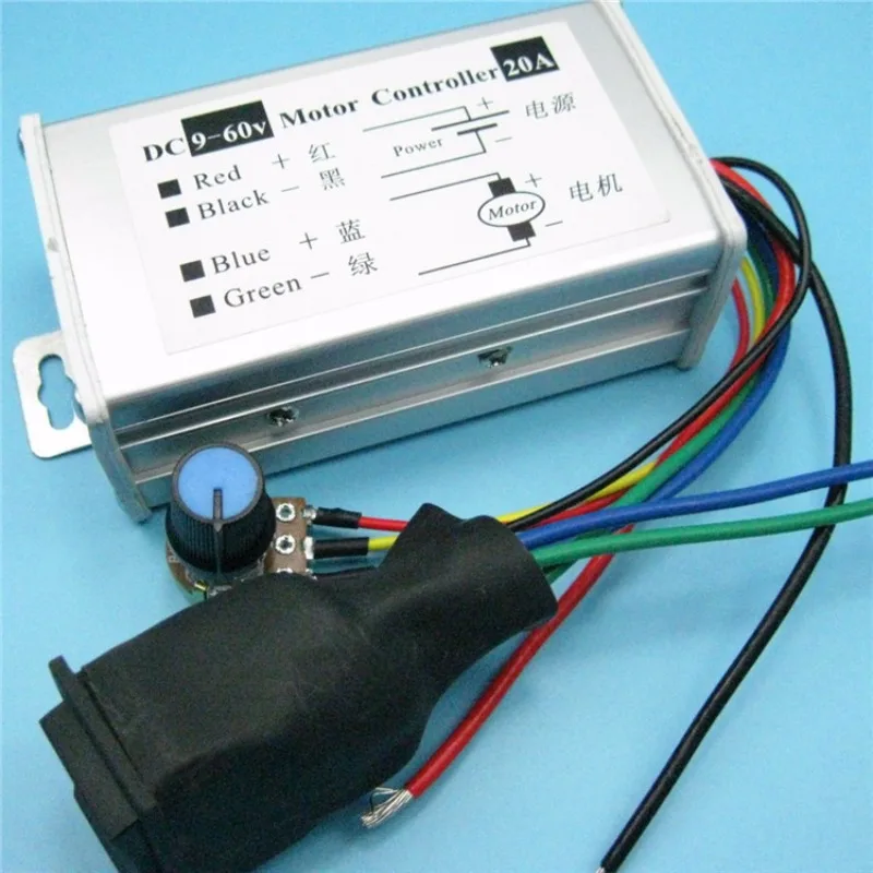 For Positive and Reverse DC Governor 12V High Power Pulse Width Motor Driver PWM Control Board