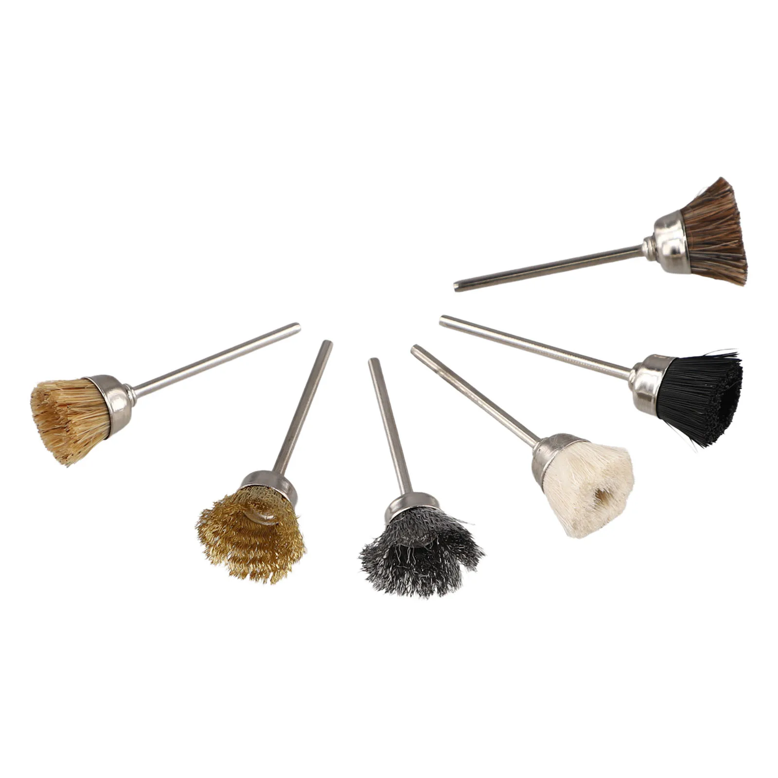 Brass Brush Brushes 18pc Brass Brush 5mm/15mm/25mm For Metal Cleaning For Rotary Tool Polishing Rust Removal Tool
