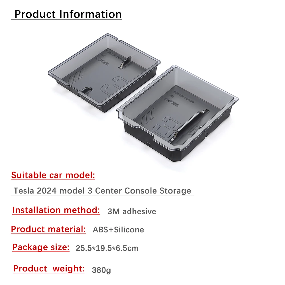 Para 2024 Tesla nuevo modelo 3 soporte para vasos de bebidas de control central soporte para vasos de silicona caja de almacenamiento de control central