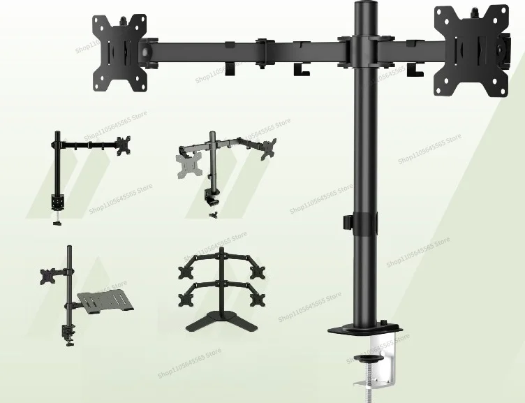 Rotating Multi Screen Display Stand, Adjustable Desktop Stand for Lifting and Lowering