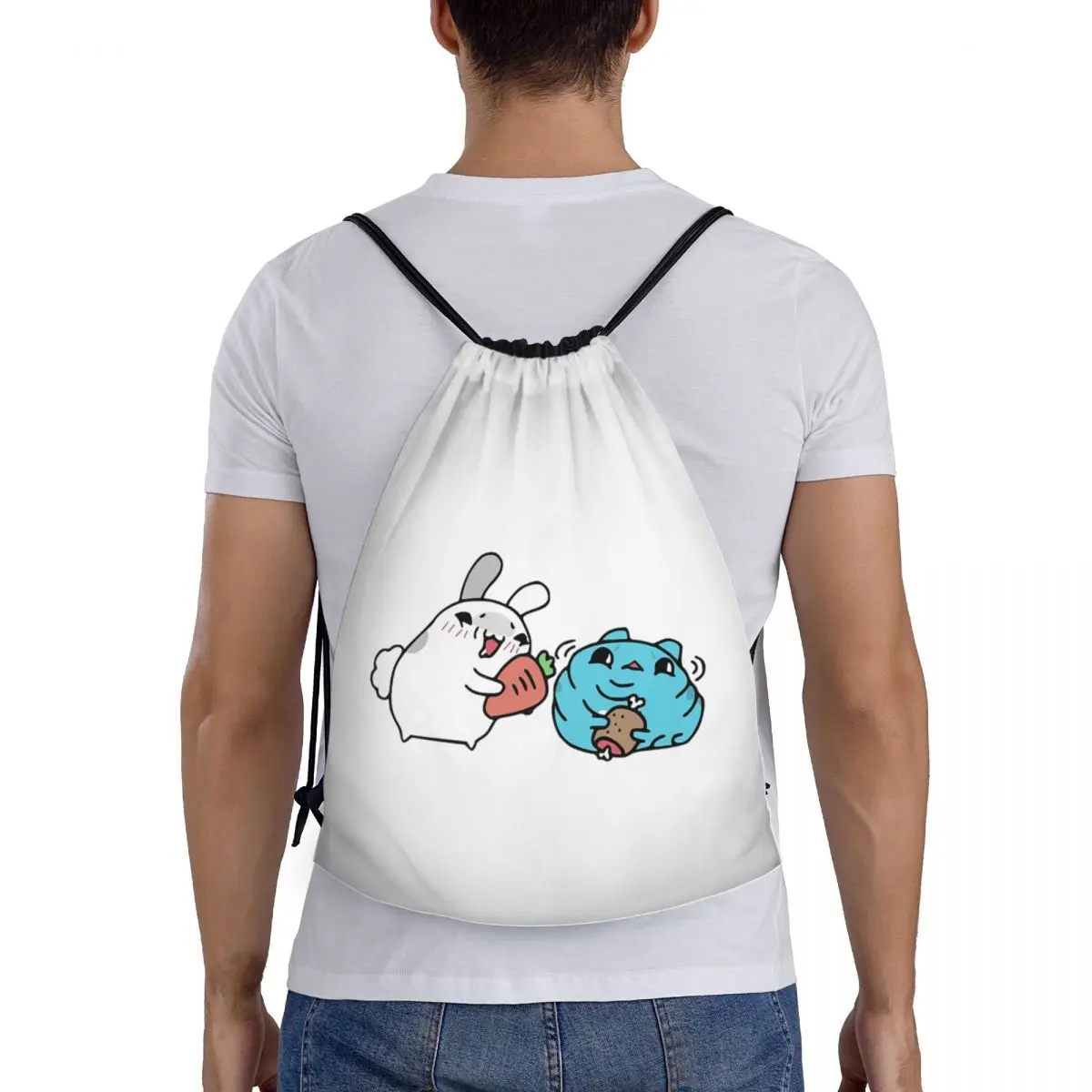 

Comic Cat Bugcat Capoo Bug Cat Backpacks Multi-function Portable Drawstring Bags Storage Bag Book Bags For Travel Students