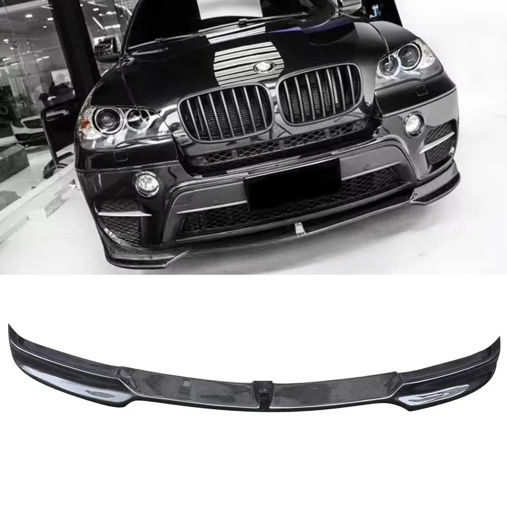 

X5 E70 2011-2013 Spoiler Car Styling Carbon Front Chin Lip Bumper Spoiler