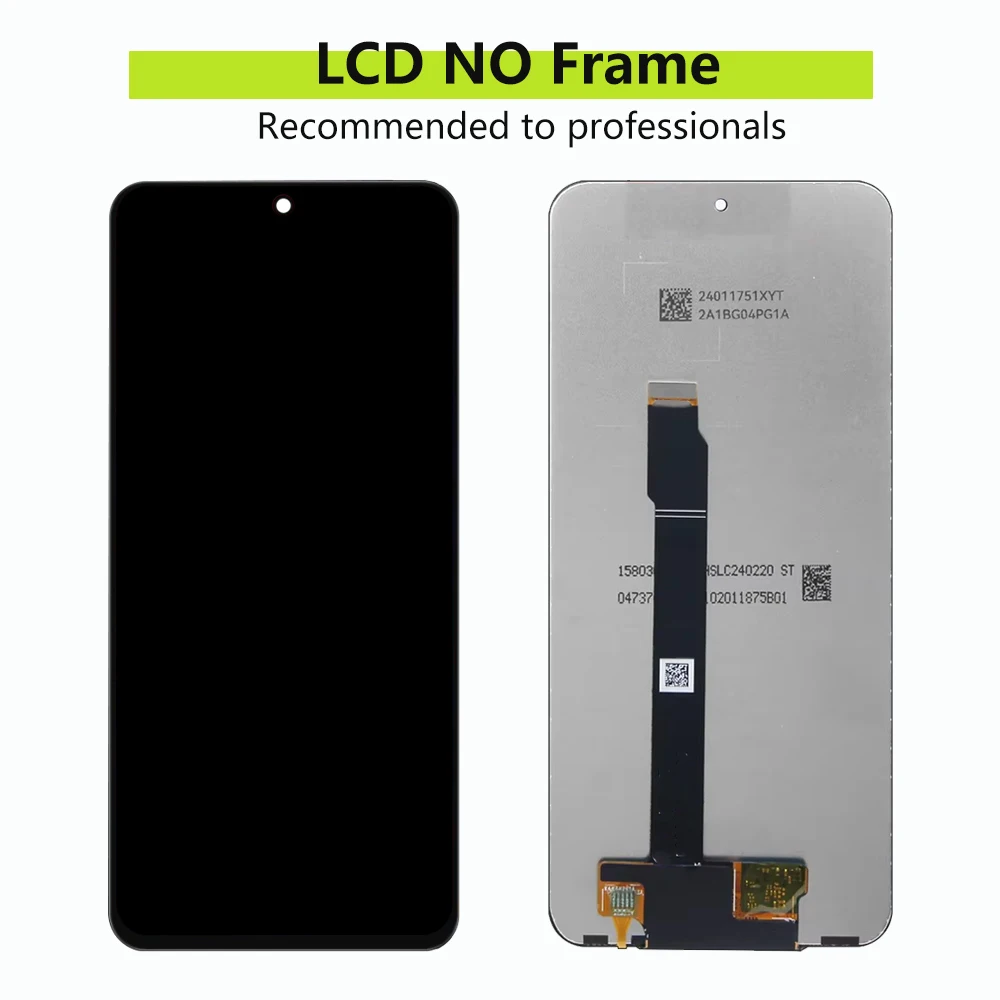 6.7\'\' For Honor X8 4G LCD Display Touch Screen Digitizer Assembly For Honor X8 2022 TFY LX1 LX2 LX3 Display With Frame