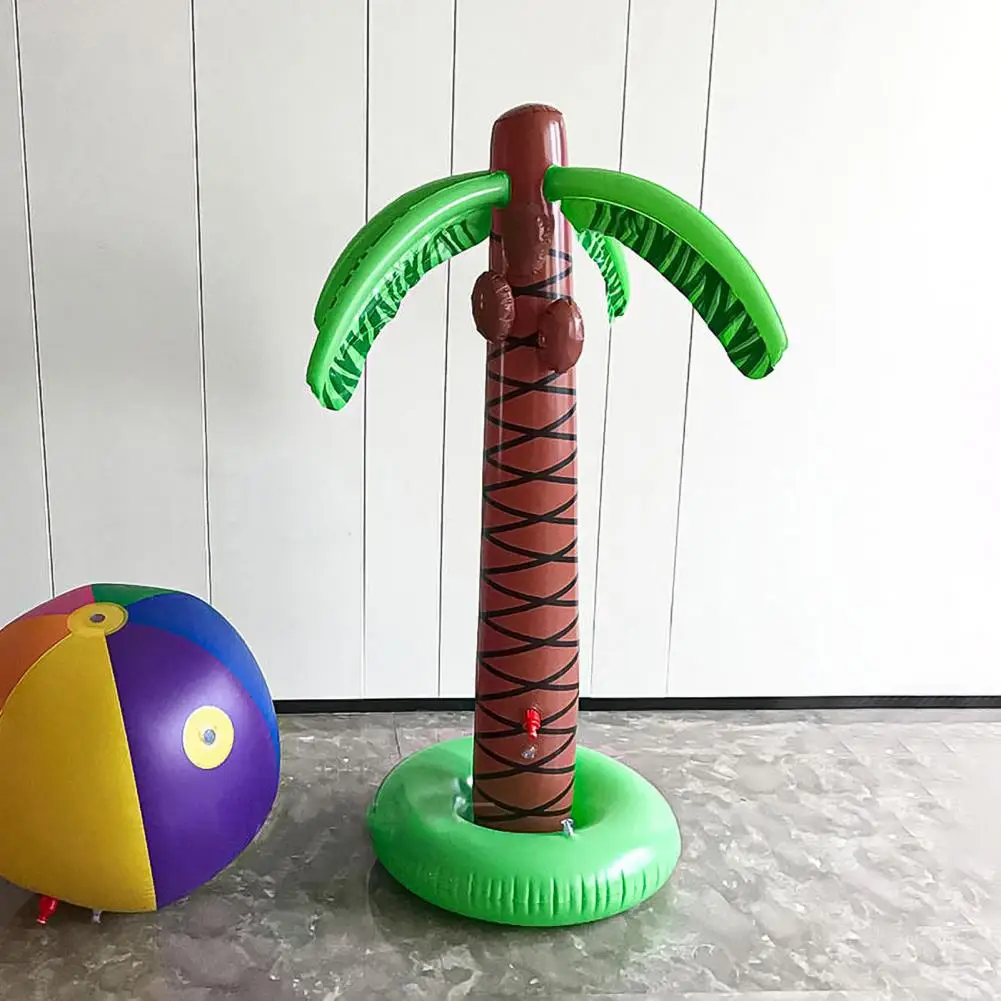 

Inflatable Sprinkler Simulation Coconut Tree PVC Cute Lovely Fountain Toy Water Jet Palm Tree Water Spray for Children Kids
