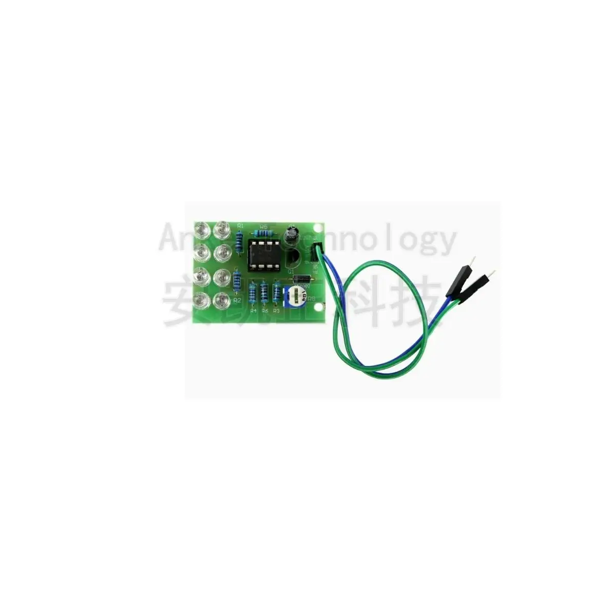 

(Loose parts) LM358 Breathing Light Bicycle and Electric Vehicle Modified LED Blue Flashing Kit, Electronic DIY production