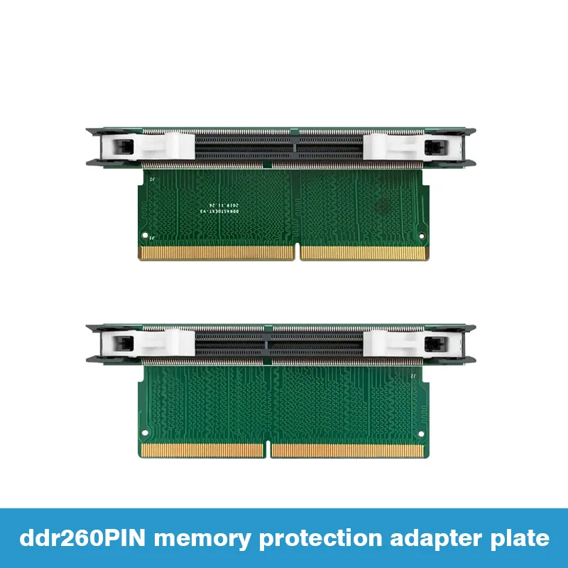 Imagem -03 - Adaptador Ddr4 Ângulo Direito Ddr4 Mainboard Notebook Laptop Forward Reverse Gold-plated 260pin Memória Proteção Slot Converter Card