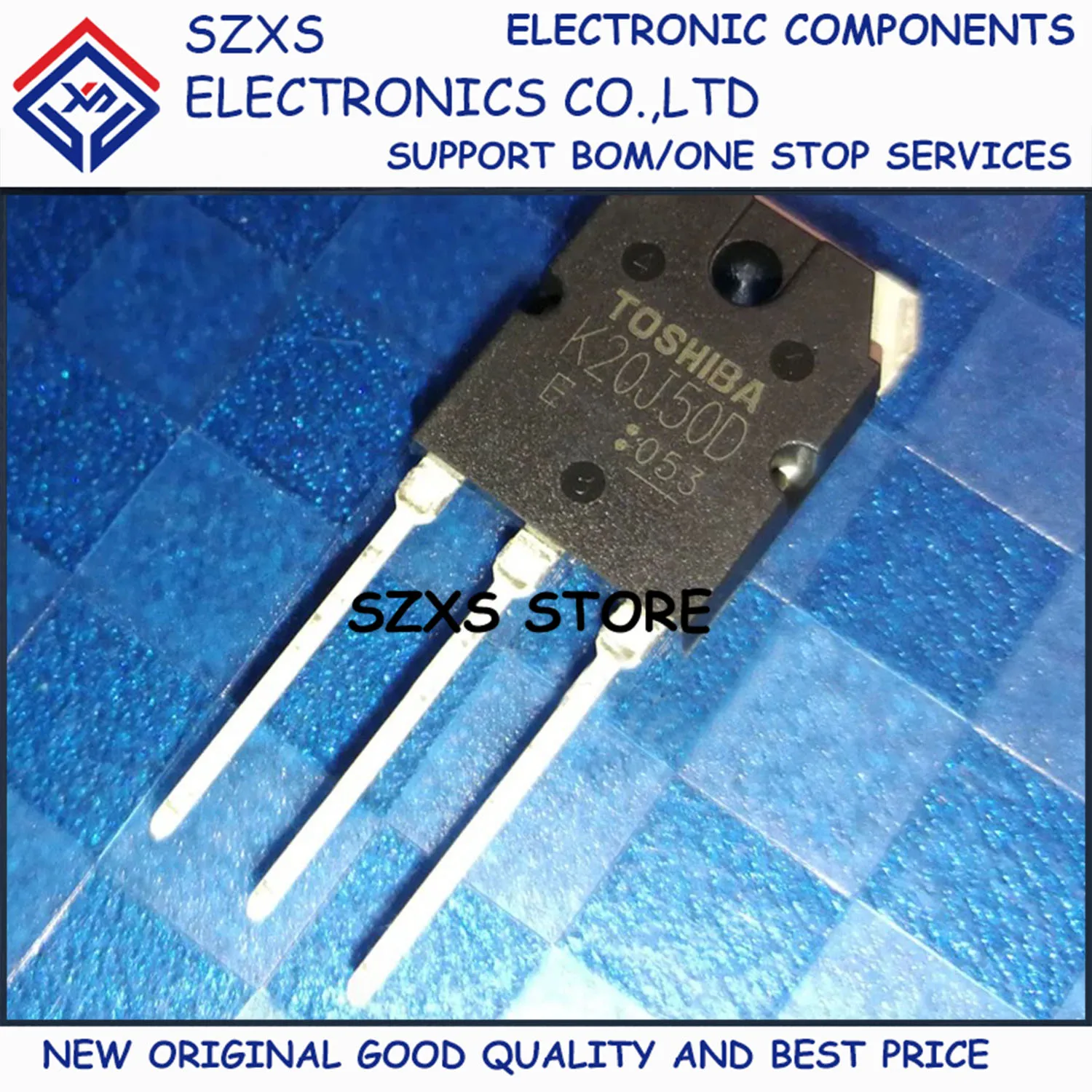 

New Original 10Pcs TK20J50D K20J50D TO-3P 20A 500V MOSFET Field Effect Transistor In Stock Electronic Components Good Quality