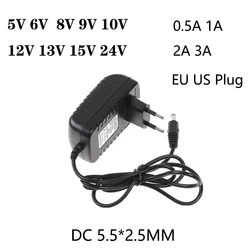 Adaptateur d'alimentation universel pour bandes LED, CA, CC, 5V, 9V, 12 Volts, 110V, 220V à 5V, 6V, 8V, 12 V, 13V, 15V, 24V, 1A Pipeline, 3A, UE