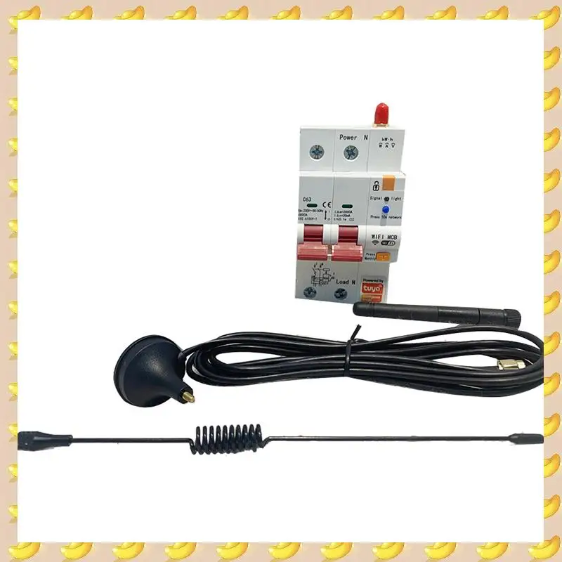 

Граффити Wi-Fi измерение с защитой от утечки электрические ворота бытовой 2P автоматический выключатель 63A таймер главный выключатель, тип B прочный