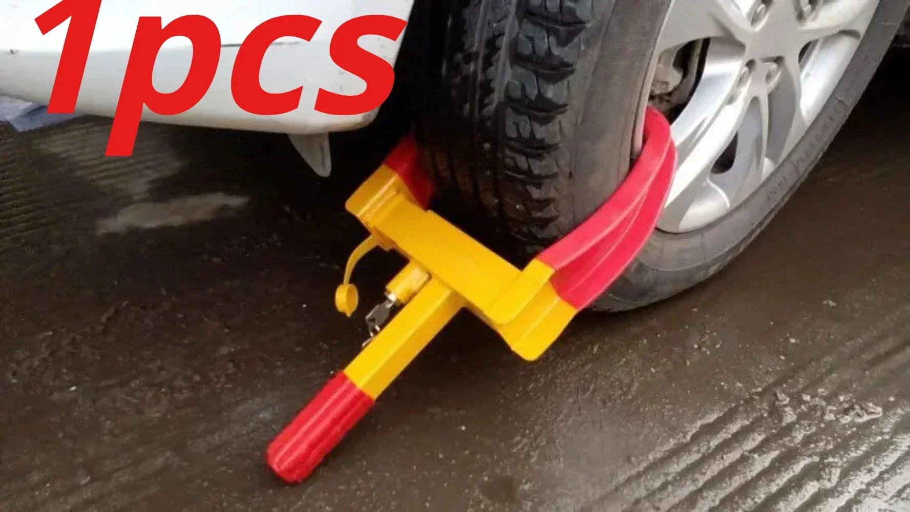 2027-1PCS For Tire Lock Wheel Lock Car Anti-theft The Wheels And Parking Vise Round Zipper