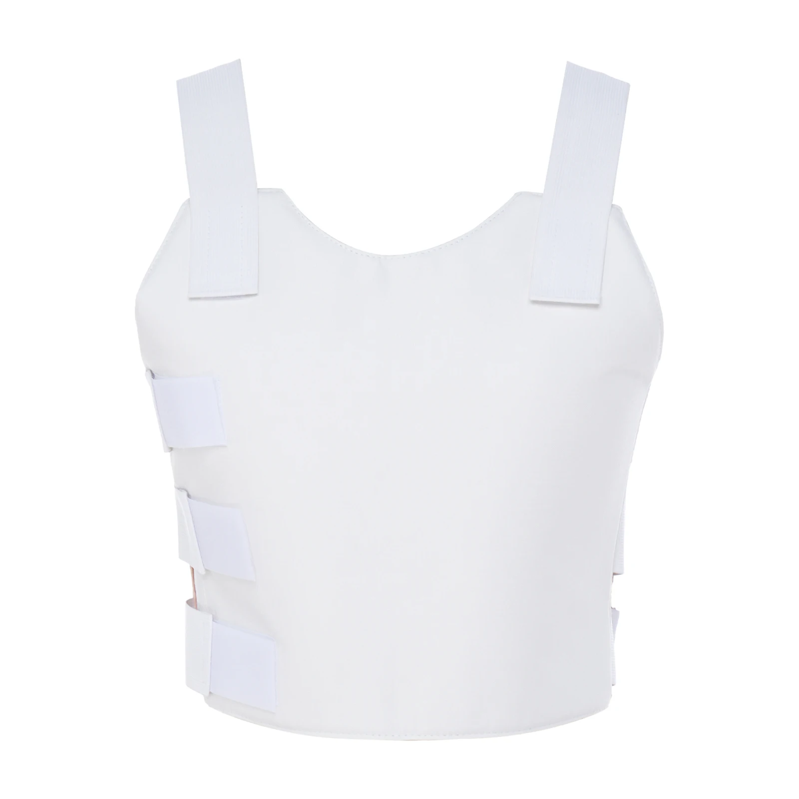 Unisex Adults Post Surgery Chest Support Vest with Adjustable Loop-hook Fastener Padded Chest Compression Wrap Tank Tops