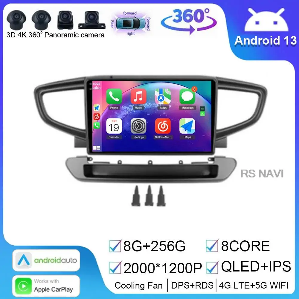 Android 14 For Hyundai IONIQ 2016 2017 2018 2019 2020 Multimedia Navigation GPS Autoradio Player Screen TV Car Radio No 2Din DVD