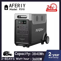 AFERIY P310 Portable Power Station 3600W Solar Generator 3840Wh LiFePO4 Battery Home Backup Camping Outdoor Portable Power Bank
