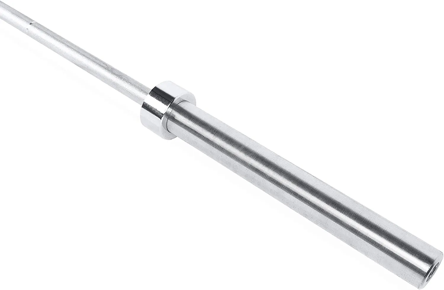 Barbell 7 ft Bar 44 lb, 28mm Grip Diameter, Chrome - New Version (OBIS-85C)