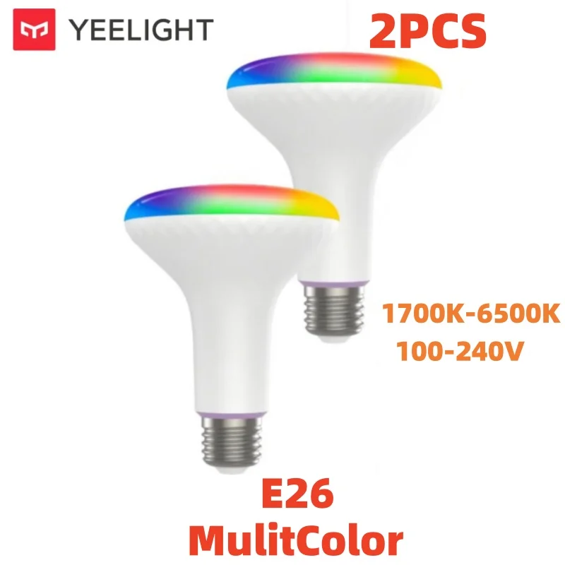 Yeelight Smart LED Lamp W3 E26 Kleur/Wit Omgevingslicht Wifi Spraakbesturing 1700 K ~ 6500 K Voor Mi Home Alexa Google SmartThings