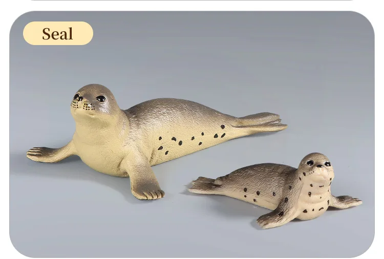 Simulations-Actionfiguren „Ozean, Meer, Leben, Tiere – Walross, Seekuh, Seelöwe, Lernspielzeug für Kinder, Marine-Modell-Kollektion – Detail 7