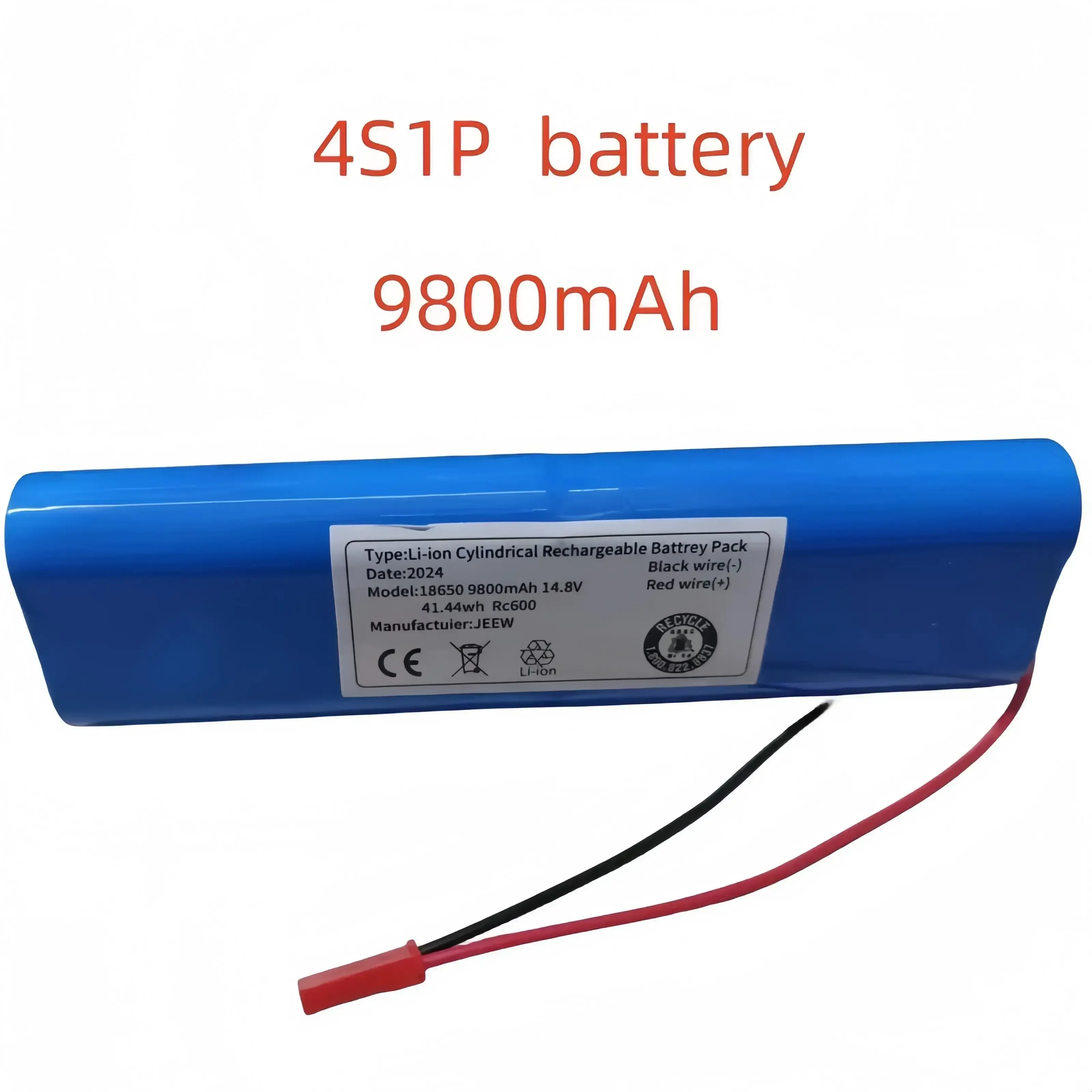 Original 4S1P 14.8V 6800mAh/9800mAh 18650 battery for ILIFE V3s Pro, V50, V5s Pro, V8s and other robot vacuum cleaner batteries