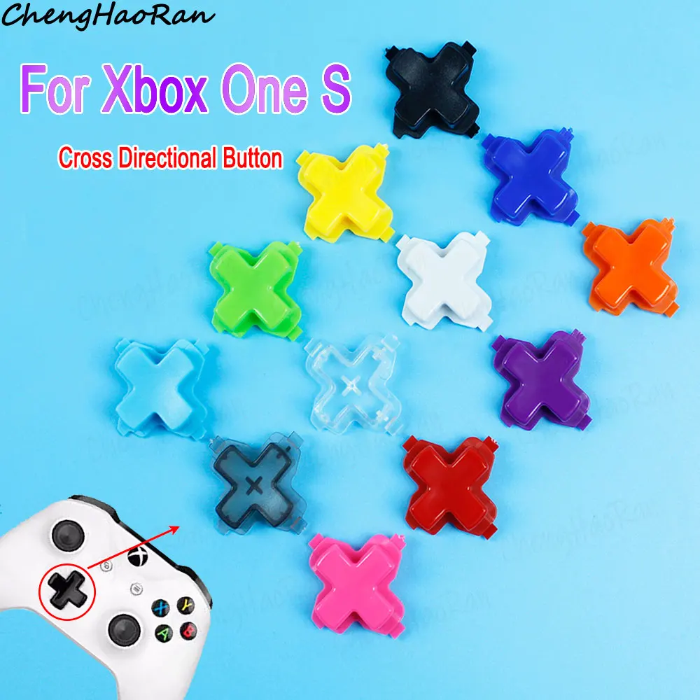 1 piece D-Pad Cross Direction Plastic Button Replacement Part For Xbox One S Game Controller Direction Buttons