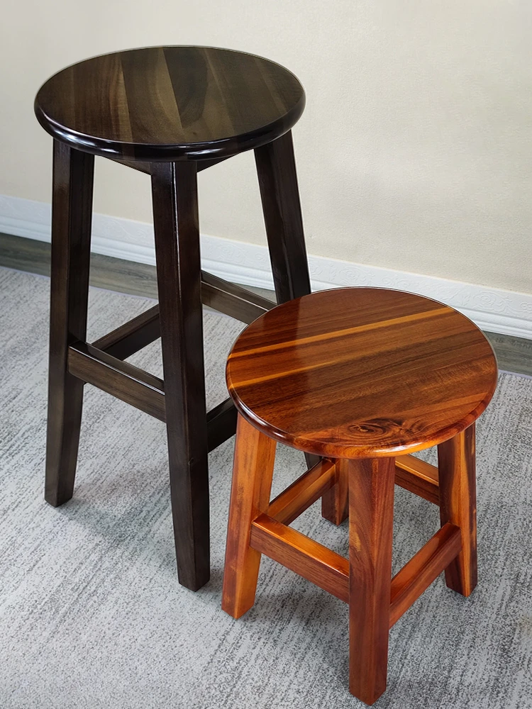 

Solid wood square stool tea table stool