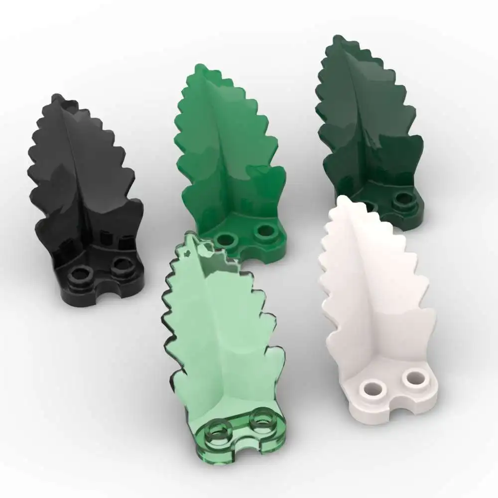 

MOC 10PCS 5151 Round 1x2 With Curved Leaf Building Blocks Kit Plant Replaceable Flower Potted Bricks Particle Toy Children Gifts