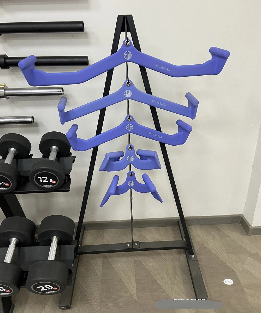Gym Professional Multi Lat Pull Down Handle Bar Mag Grip Handles Cable Attachment
