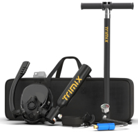 TRIMIX 0.5L Mini Scuba Lung Diving Tank With Snorkeling mask And 4-Level High-Pressure Hand Pump 10 Minutes Breathe