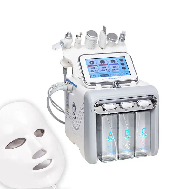 Lo más nuevo 7 en 1 Hydradermabrasion Diamond Aqua Peeling hidrodermoabrasión chorro de agua Aqua Facial Hydra Dermoabrasión máquina