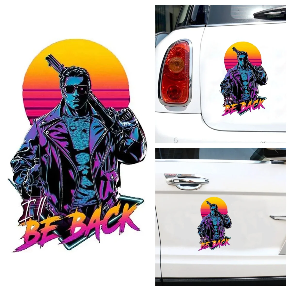 

Creativity Terminator Car Stickers Motorcycle Car Waterproof Vinyl Decals Suitcase Laptop Bicycle Helmet PVC Wholesale
