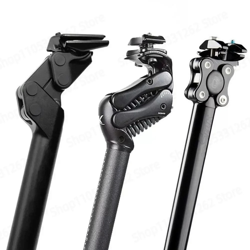 Suspension Seatpost for Bicycles, Shock-Absorber Bike Seat Post for Road, Gravel, Hybrid, and E-Bikes