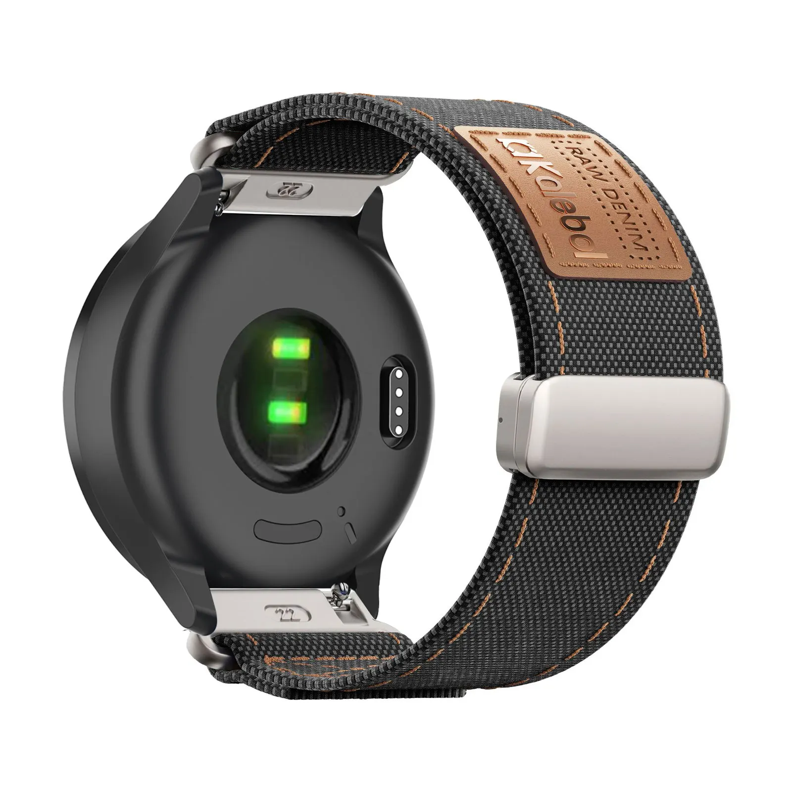 أربطة مغناطيسية لـ Garmin Vivomove Sport/Luxe/Style/HR/Trend Band، حزام قماشي مغناطيسي ناعم وخفيف الوزن #1