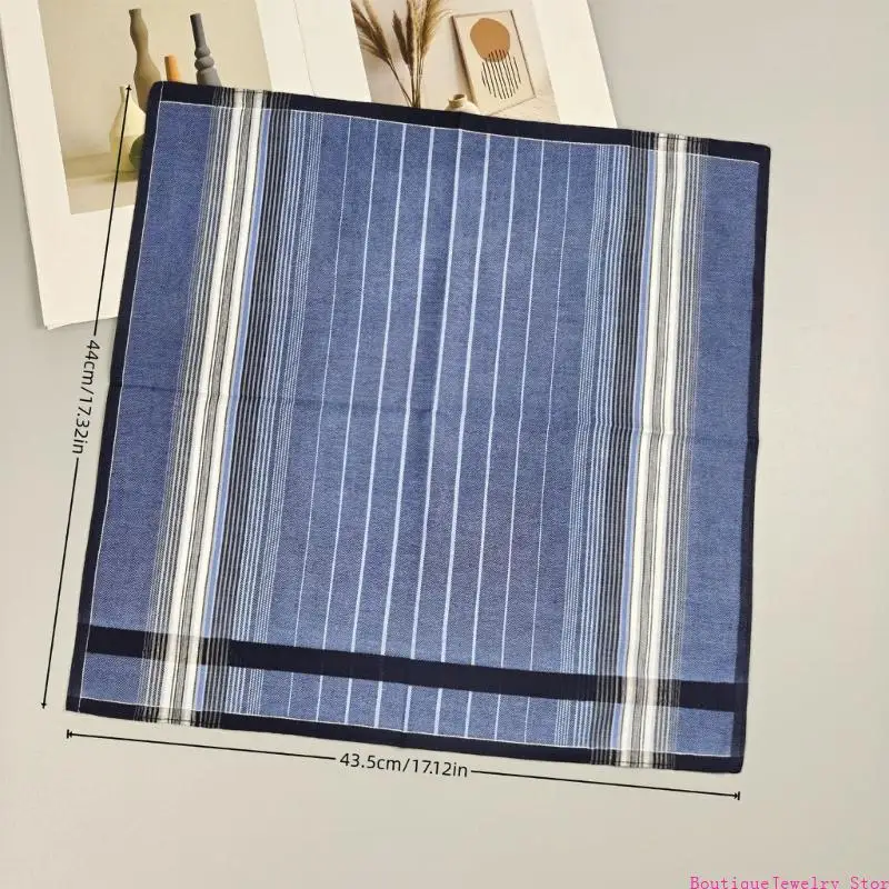 e1PE 스트라이프 손수건 주머니 손수건 손수건 다색 반다나 고 흡수성 남성 포켓 타월