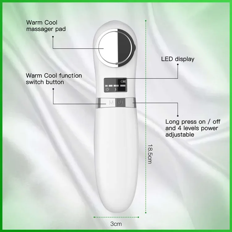 مكتبة ذكية للعناية بالوجه، مزيل الرؤوس السوداء ومنظف المسام، مزيل مكياج لتدليك الوجه البارد الساخن، بلاك بيوت #4