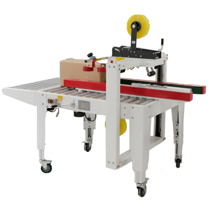 Electric Continuous Auto Tape Sealer Machine for Apparel Beverage Packaging High Productivity Carton Sealing Paper Box Case