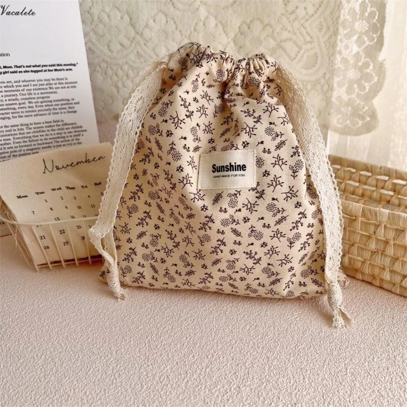 J15U الأزهار طباعة حقيبة الحفاضات حقيبة حفاضات قابلة لإعادة الاستخدام الرباط الحفاض المنظم حقيبة للرضع قابل للغسل حقيبة تخزين