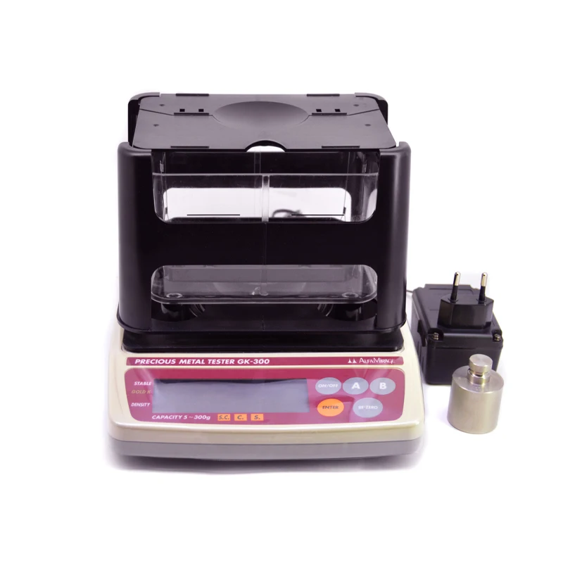 GK-300 Gold Purity Tester 0.01g Resolution 300g Capacity Density Testing for Gold K9-K24 Gold Karat Analyzer & Density Scale