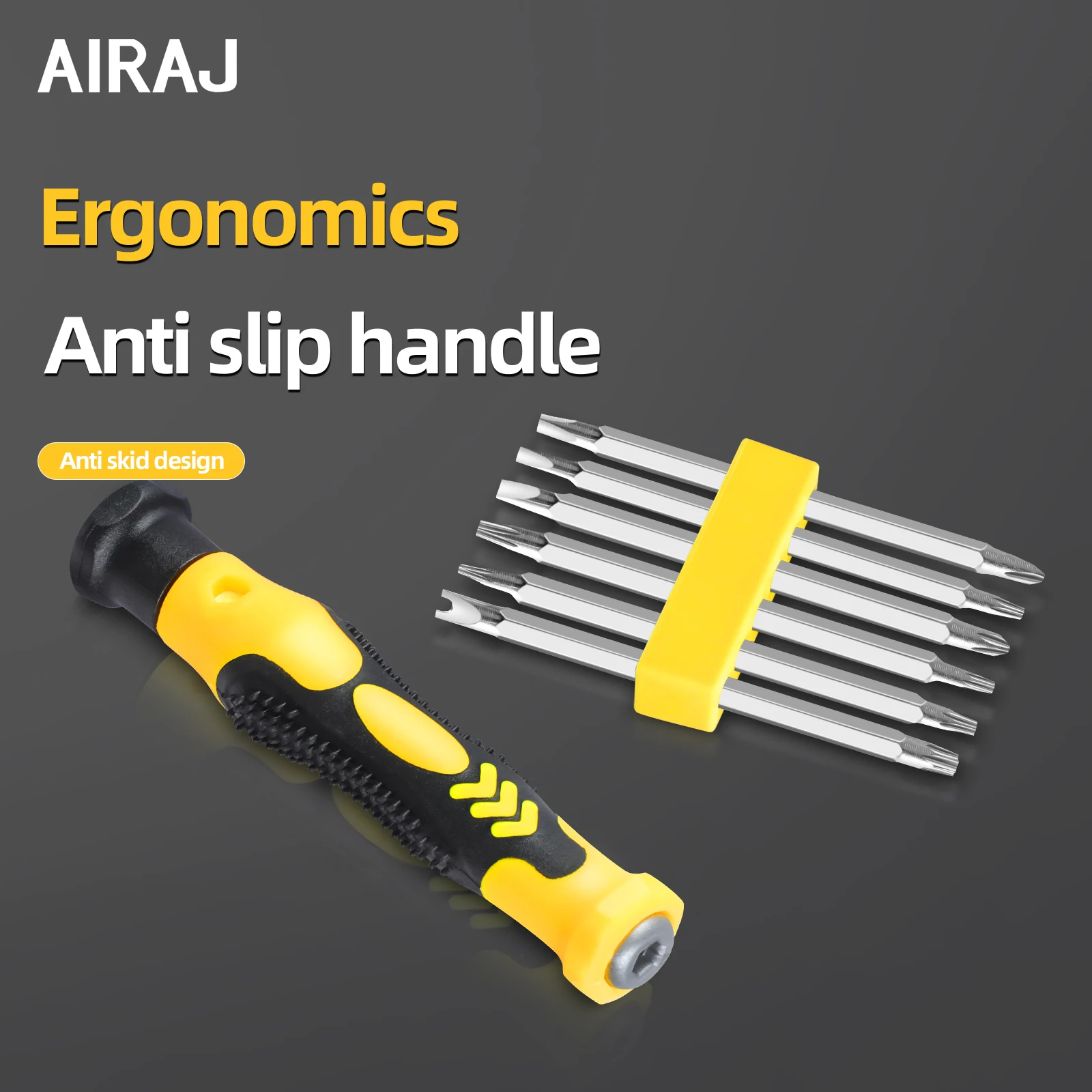 AIRAJ 13In1 Watch Repair Multifunctional Screwdriver Set For Disassembling And Assembling Watch Components Precision Blade Heads