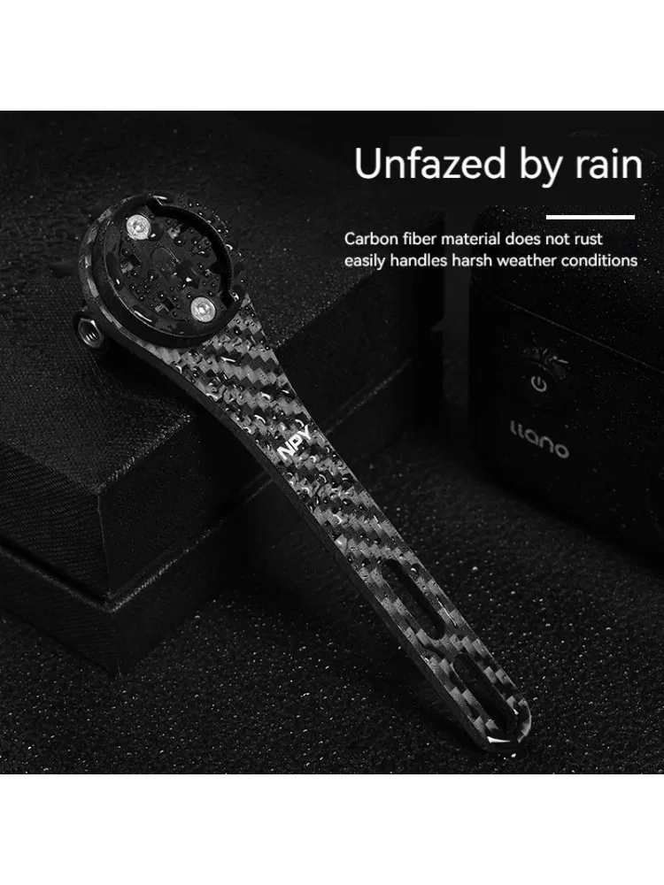 AliExpress NPY Carbon Fiber Bicycle Computer Mount Bicycle Speedometer Mount Suitable for Garmin Suitable for Road and Mountain Bike Timer