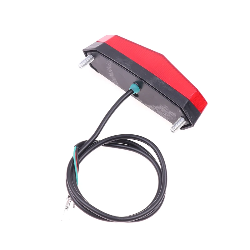 12V-80V Electric Bike Taillights LED Safety Warning Rear Lamp E-scooter E-bike Brake Flasher Light Accessories