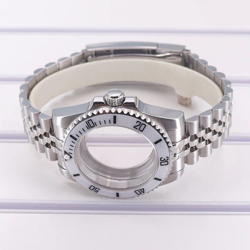 Fenya 40mm Uhrengehäuse 20mm 5-Glieder-Armband Saphirglas für Seiko NH35 NH36 NH38 NH34 ETA2824 Miyota 8215 Uhrwerk Submariner – Detail 9