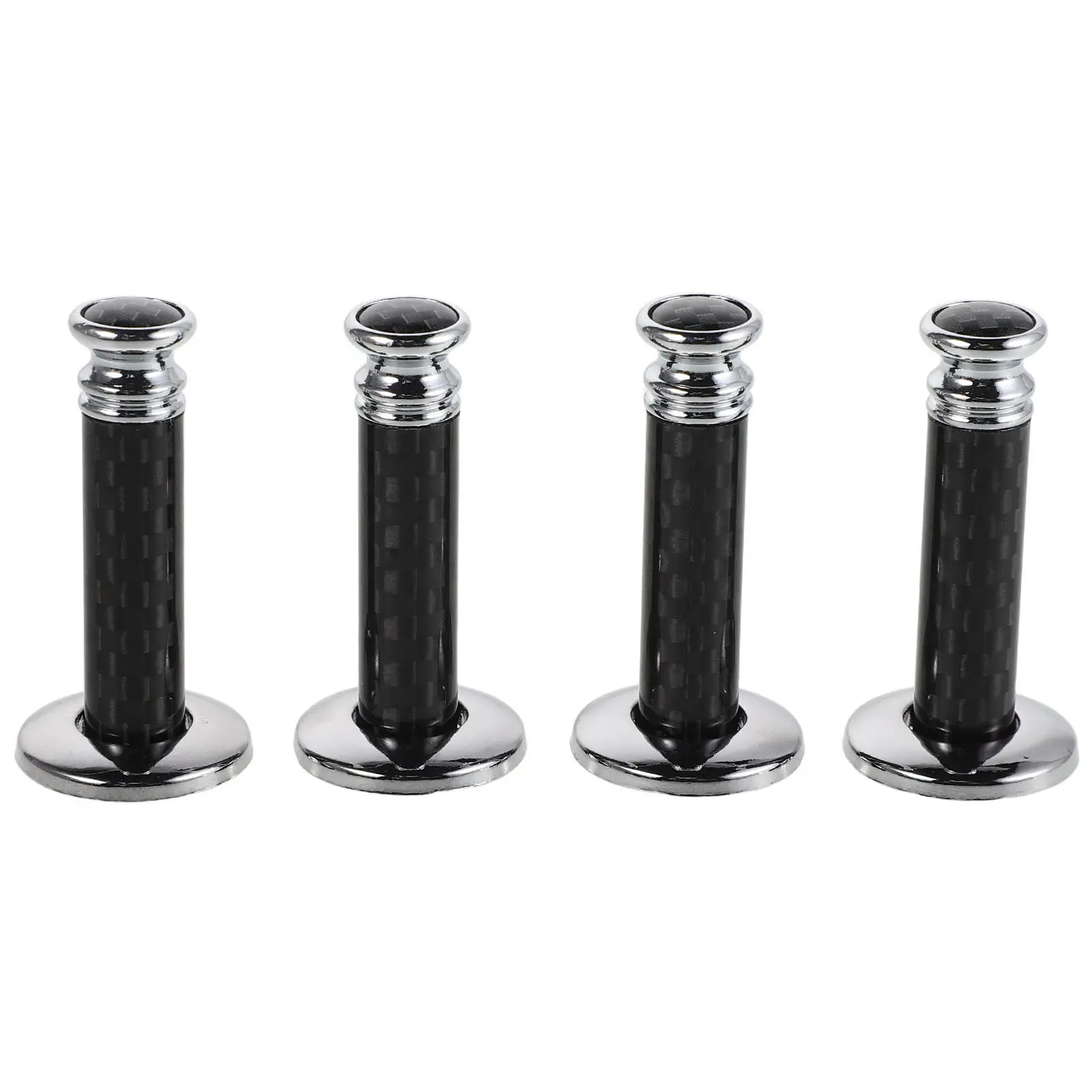 4Sets Alloy Car Door Lock Knobs Universal Fit Anti-Slip Door Lock Pull Pins Vehicle Interior Accessories Upgrade