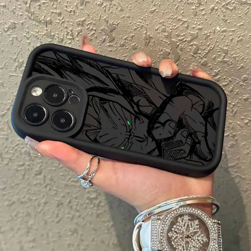 حار أنيمي D-التنين كرات فوندا لابل آيفون 17 16 15 14 13 12 11 برو ماكس لينة كابا العين سلم جراب هاتف