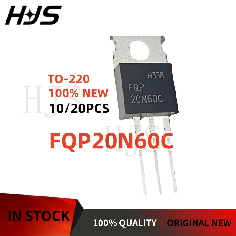 10/20Pcs FQP20N60C …
