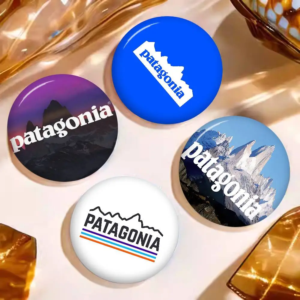 Pin de Lujo con el Logotipo de Patagonia, 58mm, Serie Linda, Divertido, con Dibujos Animados de Animales, Broche para Mochila, Ropa, Accesorio de Regalo