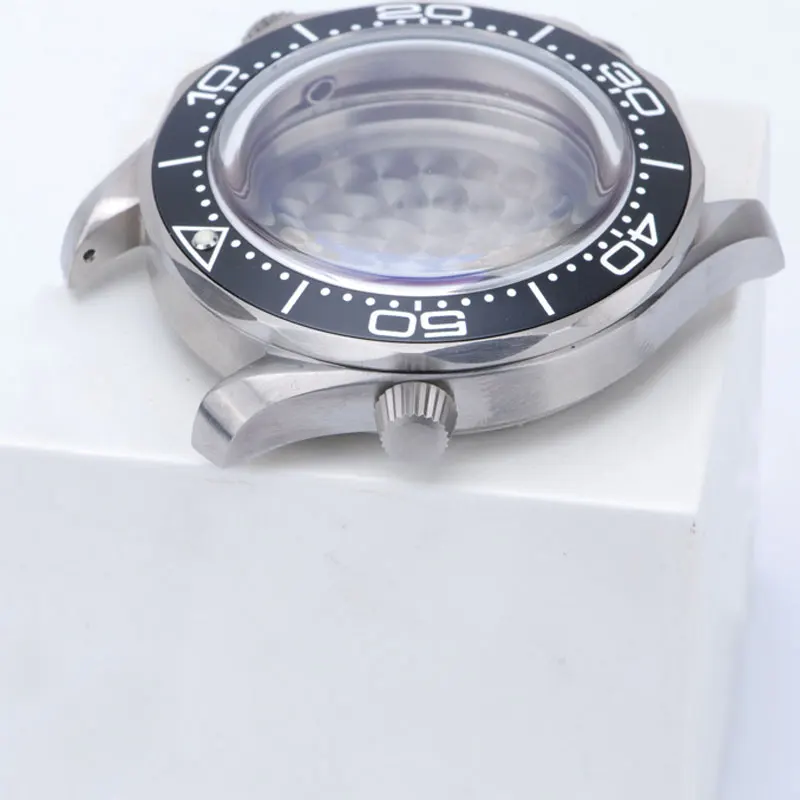 Watch Parts Heimdallr 42mm Titanium Seaghost Diver Watch Case Sapphire Aluminum Bezel 20Bar Suitable For NH35/36 Movement