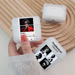 The Weeknd Minimalist Poster Clear Earphone Cases For Airpods 4 2 1 3 Pro 3 2 Fundas Headphone Cover For Apple Air Pods Airpods3