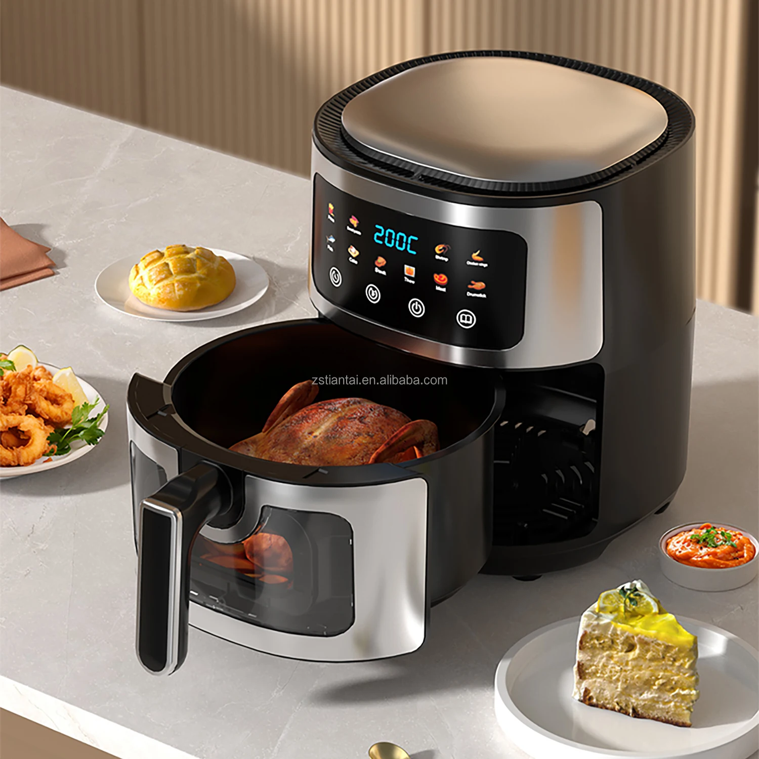 

Sales Promotion 5L Air Fryer Kitchen Appliances Air Fryer Stainless Steel Air Fryer Without Oil Halogen Oven