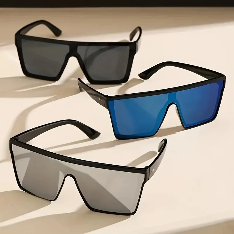 2-4PCS Oversize frame One-piece Goggle Men Woman Sunglasses Interior Accessory Protective Gears Anti Glare Car Driving Glasses image 5