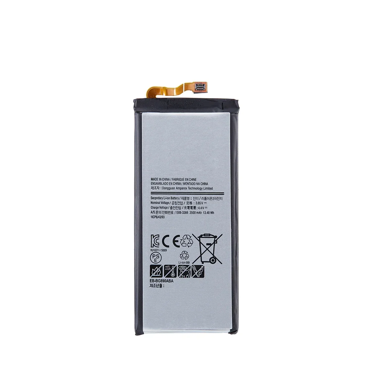 Brand New EB-BG890ABA Replacement 3500mAh Battery For Samsung Galaxy S6 Active G890A G870A Mobile Phone Batteries